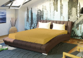 Кровать "Оливия" коричневая