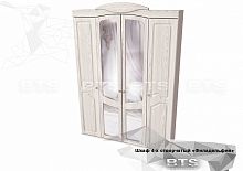 Шкаф Филадельфия ШК-06 белый - белый бриллиант от магазина Стиль+