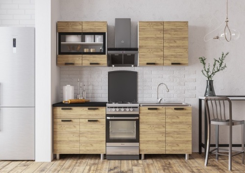 Кухня Крафт 1,6 м крафт от магазина Стиль+