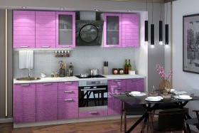 Кухонный гарнитур "Линда" 2,6 Фиолетовый металлик